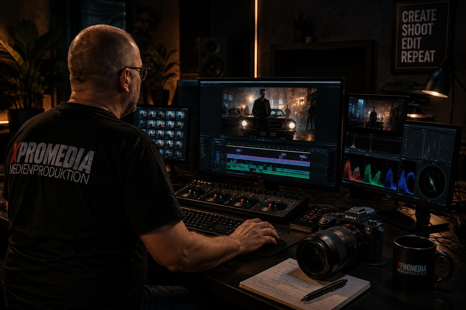 Schnitt und Postproduktion bei XPROMEDIA